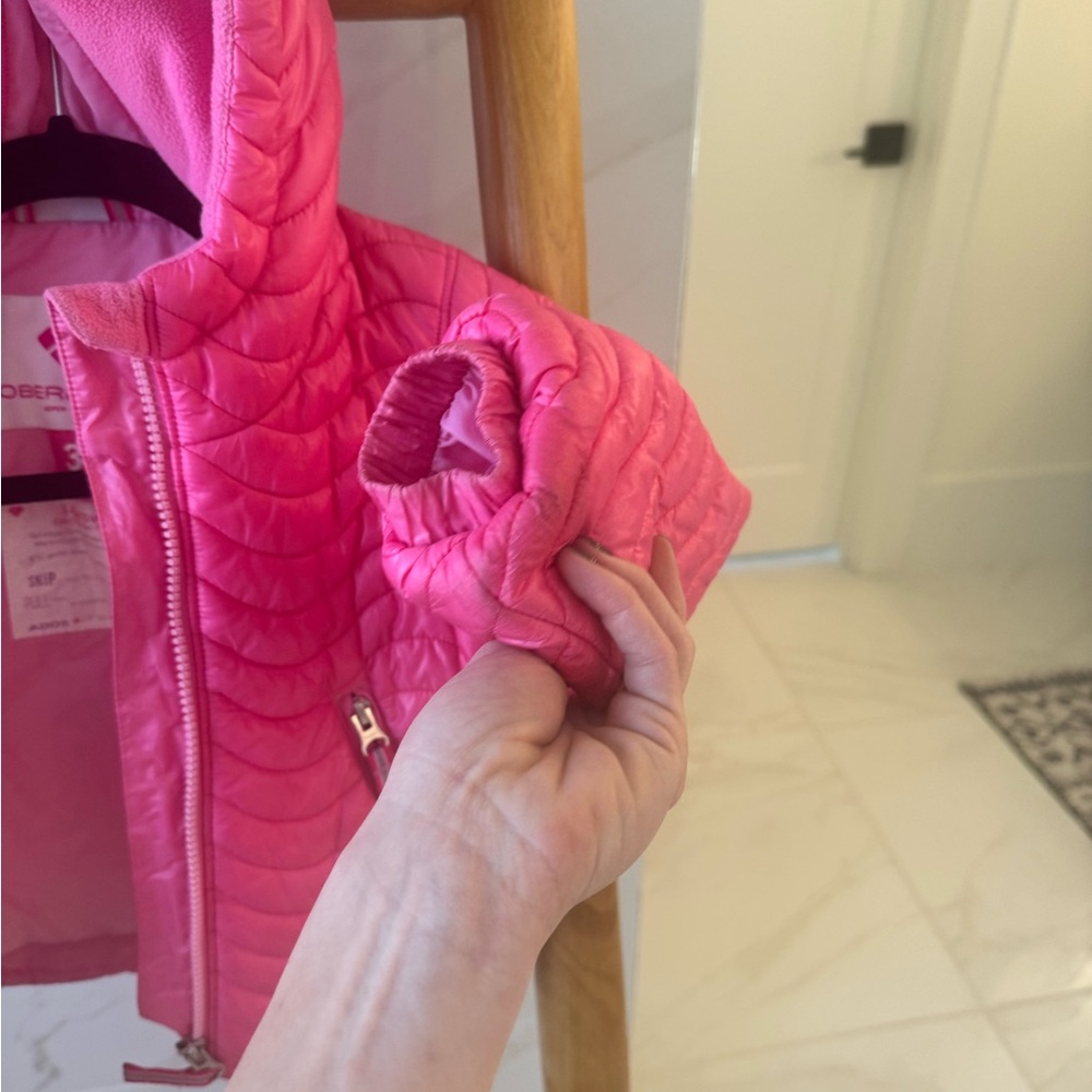Obermeyer, Size 3, Grow-with-me, Hot Pink, Ski Jacket. - Picture 6 of 6